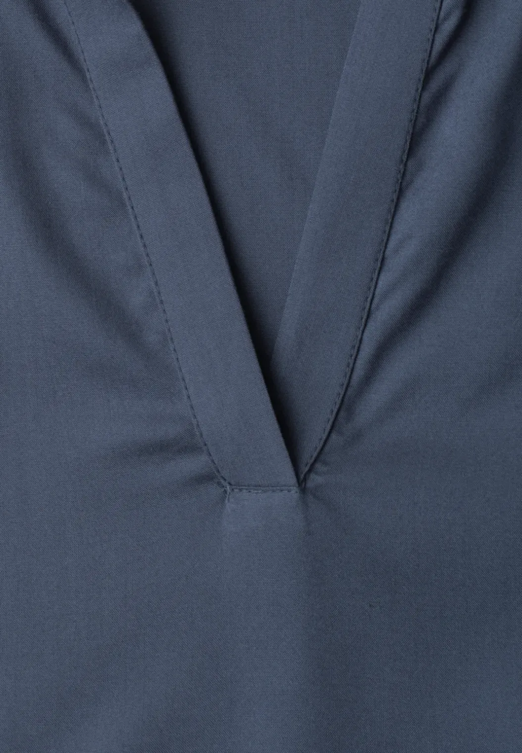 Blouseshirt met overhemdkraag en elastische zoom
