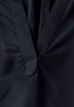 Blouseshirt in effen kleur