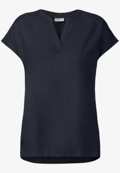 Blouseshirt in effen kleur