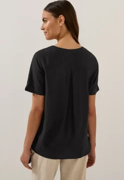 Blouse shirt met knoop
