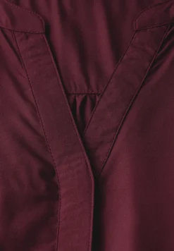 Blousetop in effen kleur