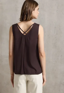 Blousetop met lintdetails