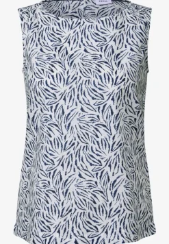 Blousetop met minimale print