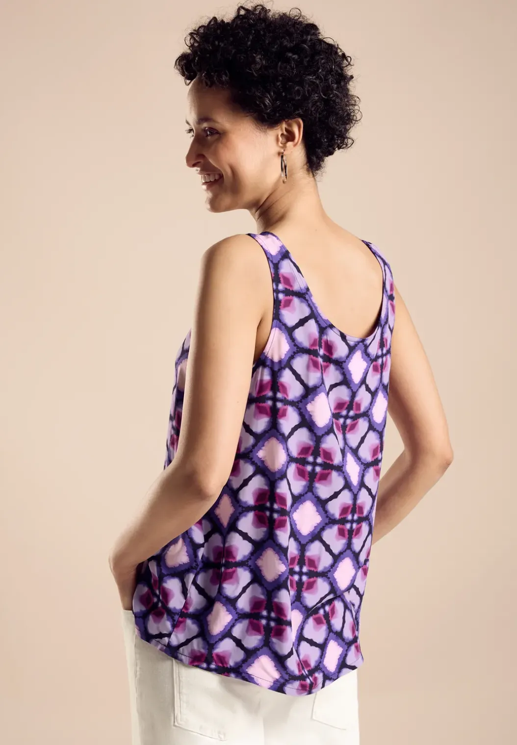 Blousetop met print