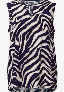Blousetop met uitsnijding