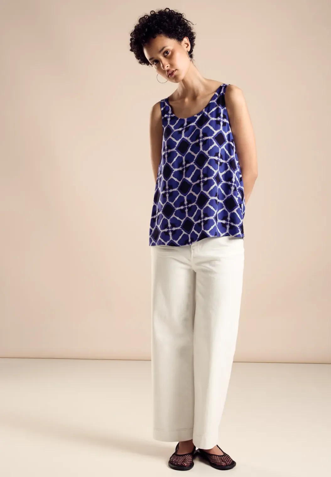 Blousetop met print