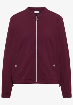 Blouson in seersucker kwaliteit met rits
