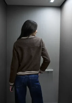 Blouson met college details