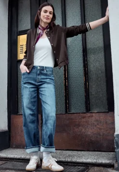 Blouson met college details