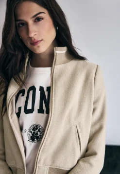 Blouson met college details