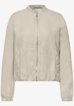 Blouson met gerimpelde zoom en ritssluiting