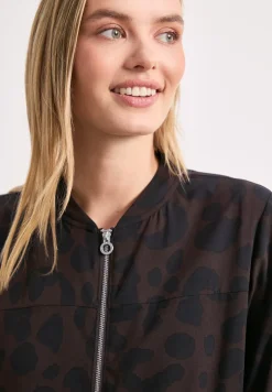 Blouson met rits en print
