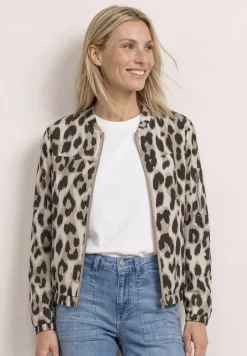 Blouson met rits en print