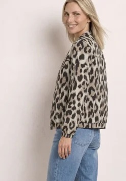 Blouson met rits en print