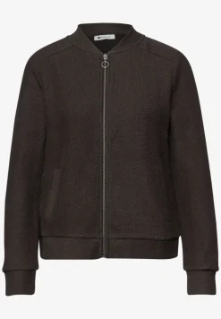 Blouson met rits en textuur