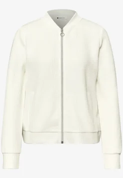 Blouson met rits en textuur