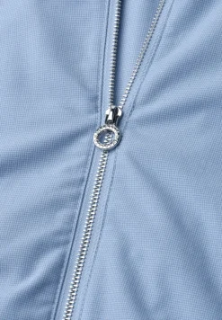 Blouson met ronde hals en ritssluiting