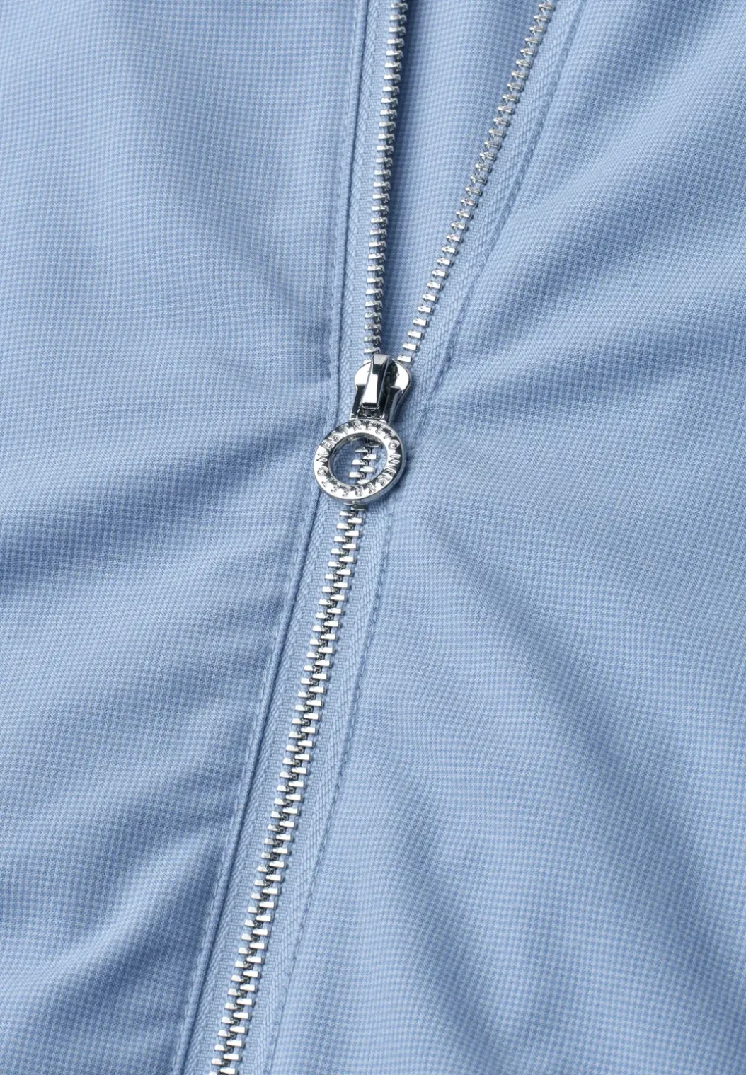 Blouson met ronde hals en ritssluiting