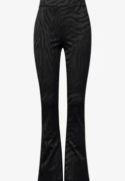 Bootcut jacquard broek