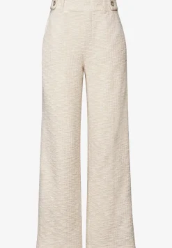 Bouclé broek met rechte pijpen
