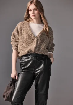 Broek in lederlook