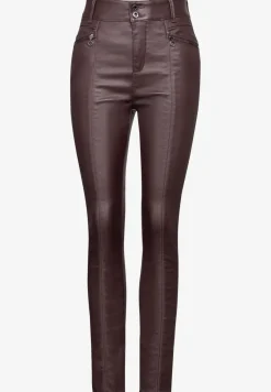 Broek in lederlook