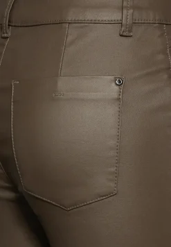 Broek in lederlook