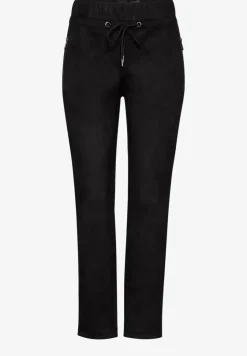 Broek in lederlook