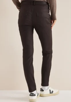 Broek in lederlook