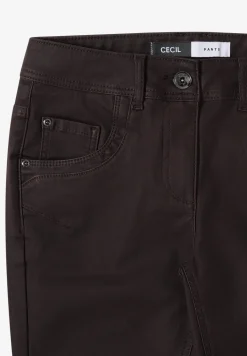Broek in lederlook