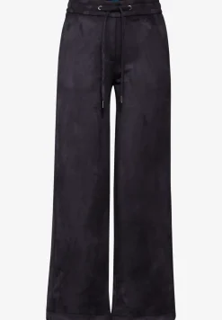 Broek in velourslook