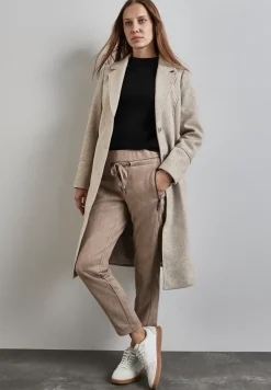 Broek in velourslook