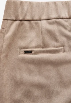 Broek in velourslook
