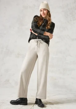 Broek in velourslook