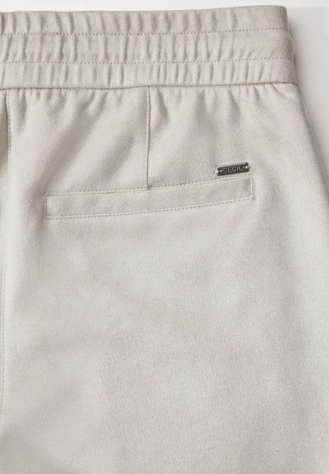 Broek in velourslook