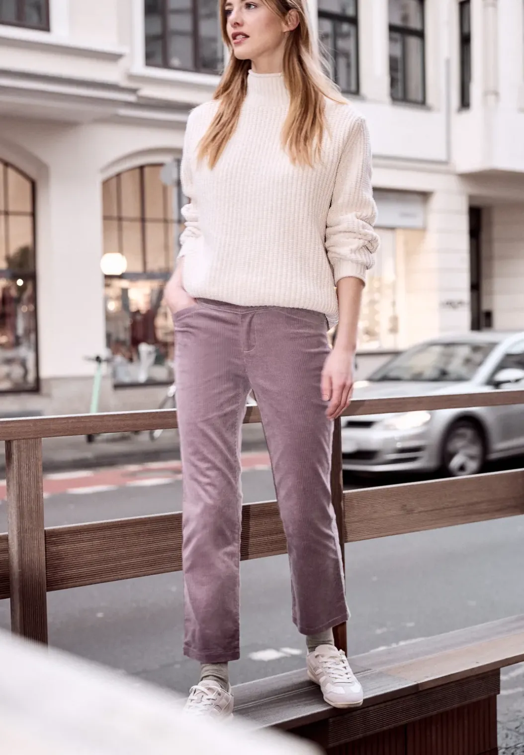 Broek met flared pijpen