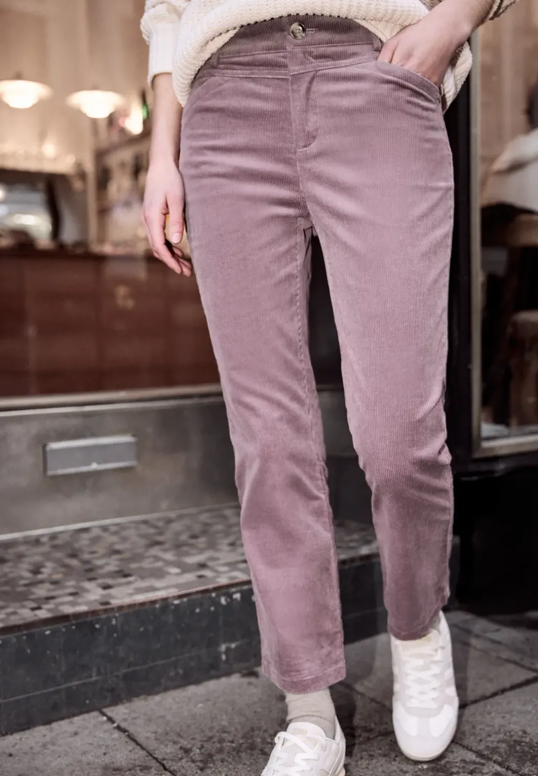 Broek met flared pijpen
