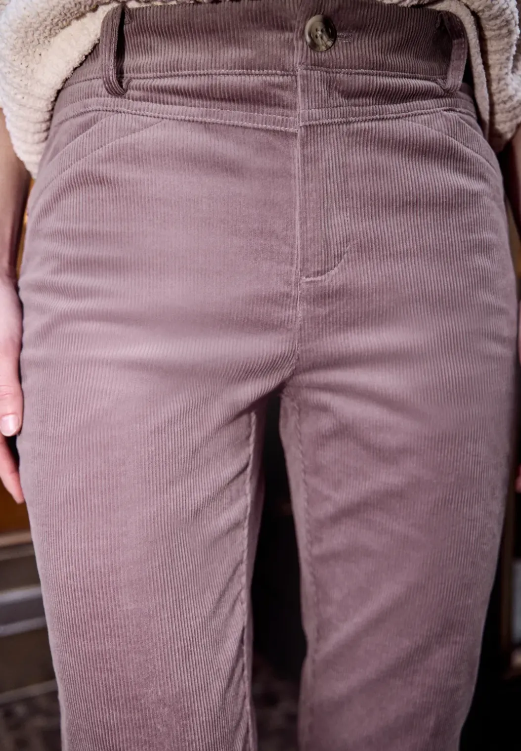 Broek met flared pijpen