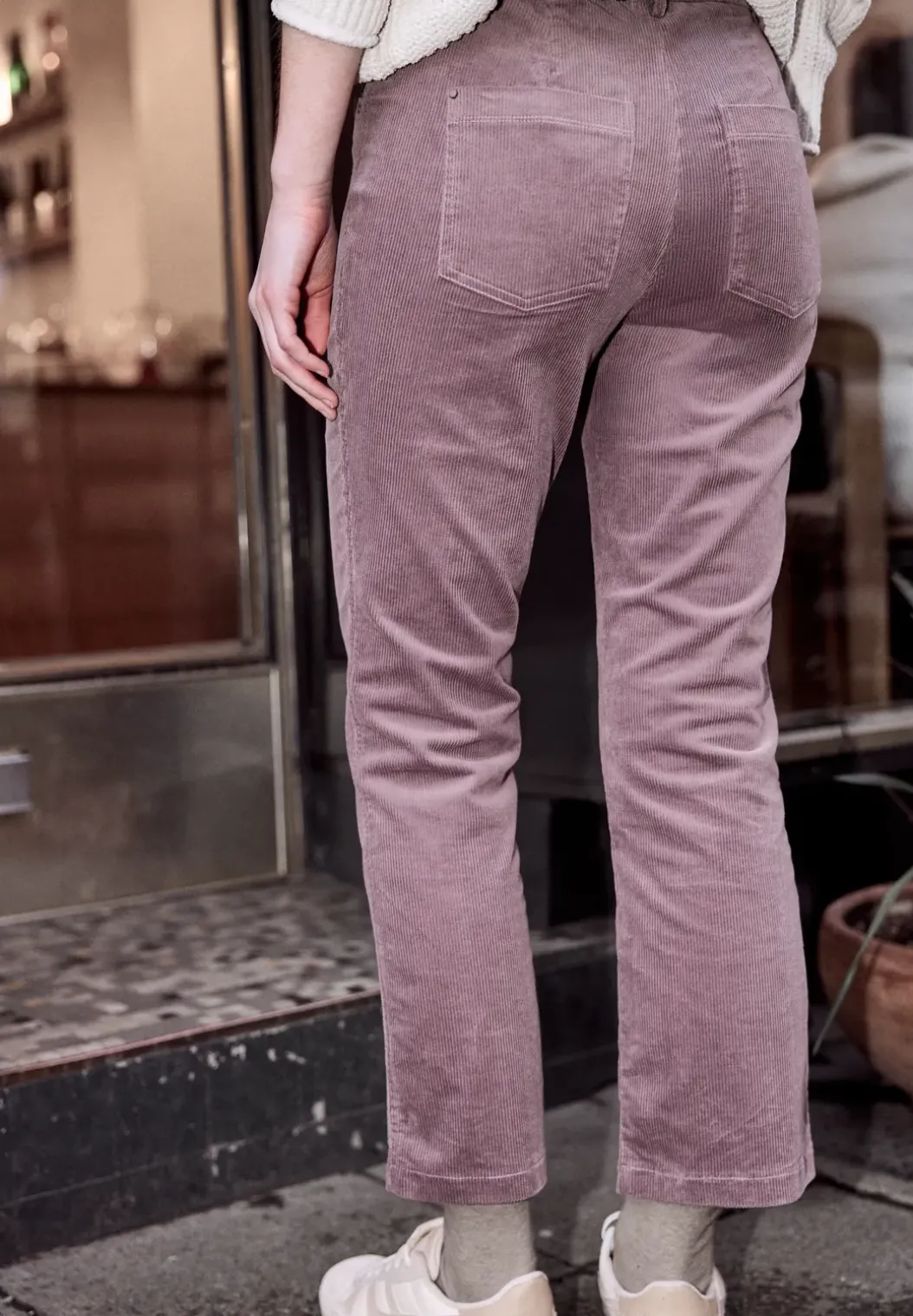 Broek met flared pijpen
