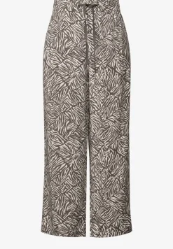 Broek met gedessineerde Wide Legs