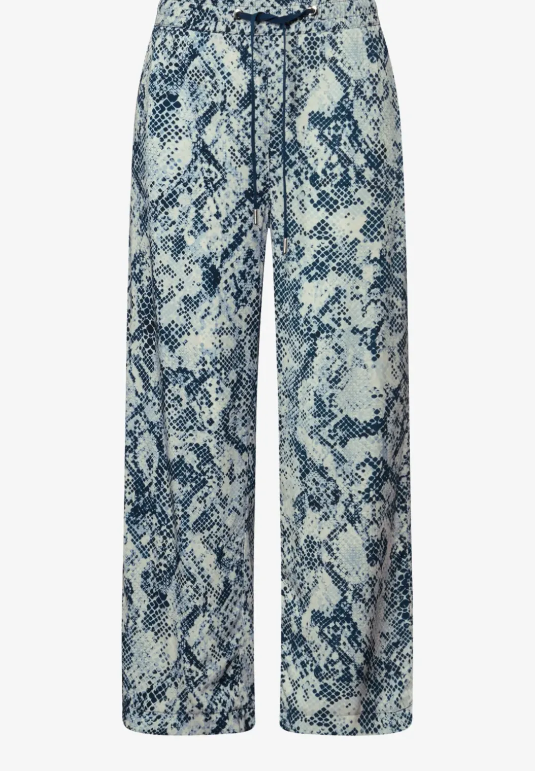 Broek met gedessineerde Wide Legs
