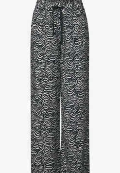 Broek met gedessineerde Wide Legs