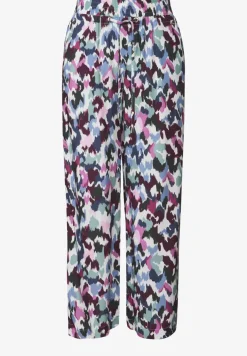 Broek met gedessineerde Wide Legs