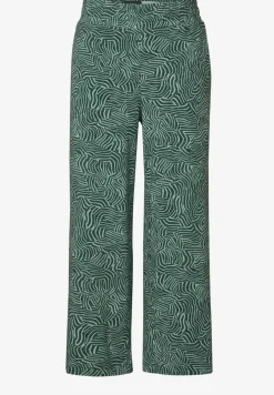 Broek met gedessineerde Wide Legs