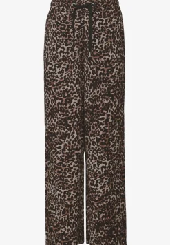 Broek met gedessineerde Wide Legs