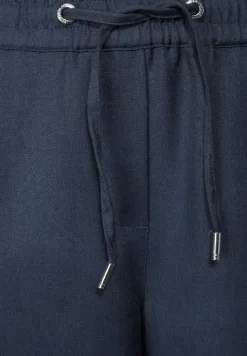 Broek met gemêleerd effect