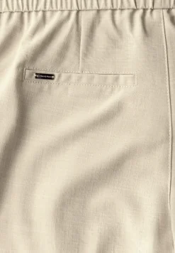 Broek met gemêleerde look