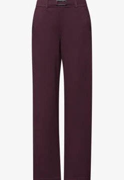 Broek met rechte pijpen en details