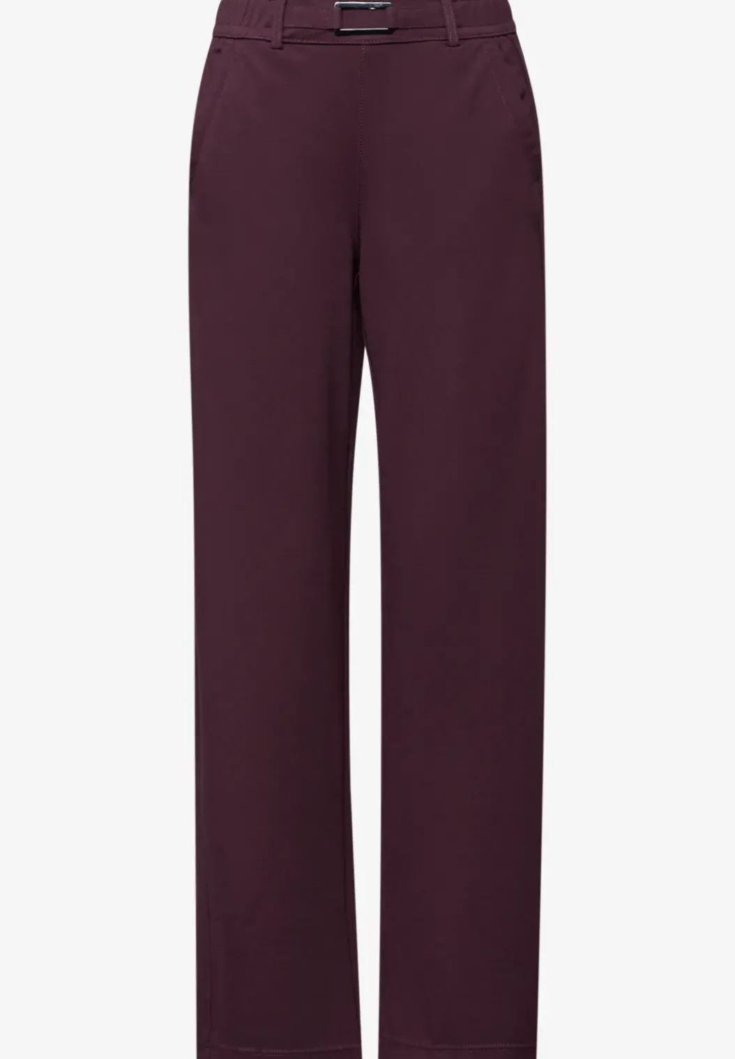 Broek met rechte pijpen en details