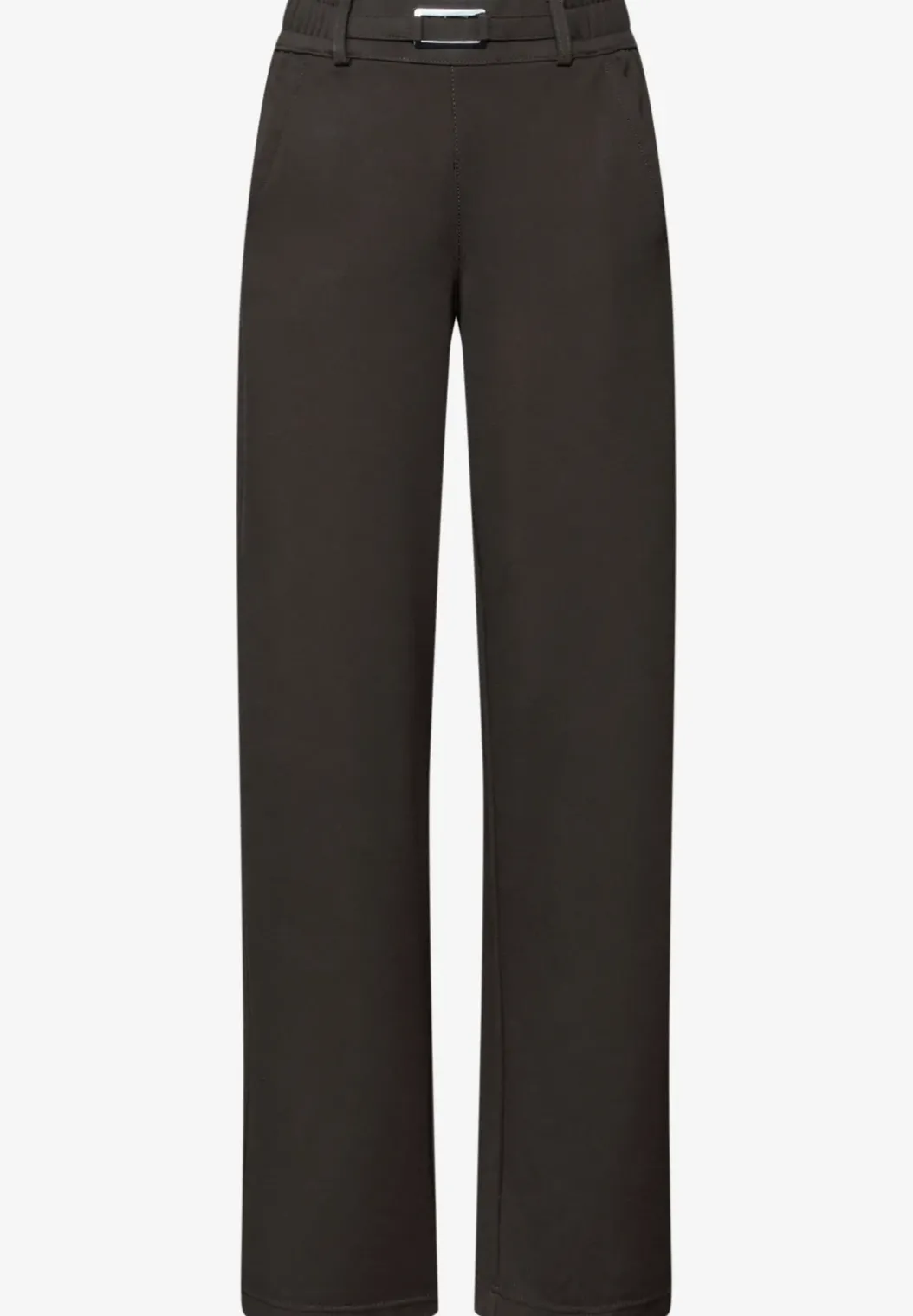 Broek met rechte pijpen en details